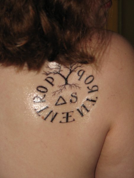 In April, a reader named Abigail sent in this tattoo, with the following 